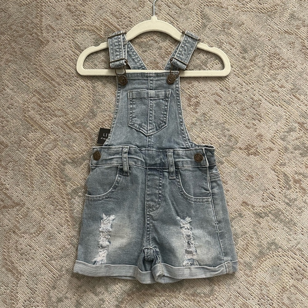 Little Bipsy Denim Overalls 2-3T